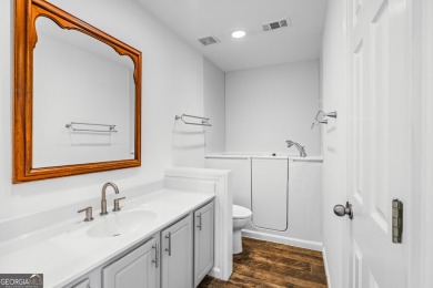 Tee off your day just steps from home in this family-friendly on Bear Creek Golf Club Inc in Georgia - for sale on GolfHomes.com, golf home, golf lot