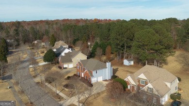 Tee off your day just steps from home in this family-friendly on Bear Creek Golf Club Inc in Georgia - for sale on GolfHomes.com, golf home, golf lot