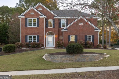 Tee off your day just steps from home in this family-friendly on Bear Creek Golf Club Inc in Georgia - for sale on GolfHomes.com, golf home, golf lot