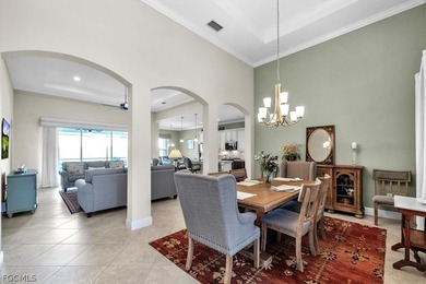 This exquisite home is situated in the award-winning Pelican on Pelican Preserve Golf Club in Florida - for sale on GolfHomes.com, golf home, golf lot