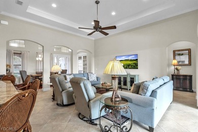 This exquisite home is situated in the award-winning Pelican on Pelican Preserve Golf Club in Florida - for sale on GolfHomes.com, golf home, golf lot