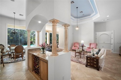 Welcome to an exceptional Lundstrom-built residence in The on The Classics Country Club At Lely Resort in Florida - for sale on GolfHomes.com, golf home, golf lot