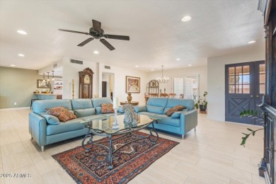 Discover your dream home nestled against the 17th tee of a on Ahwatukee Country Club in Arizona - for sale on GolfHomes.com, golf home, golf lot
