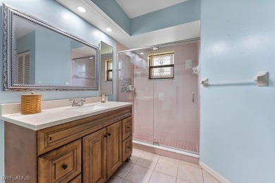 Beautiful home ideally situated 3 homes away from the community on Sabal Springs Golf and Racquet Club in Florida - for sale on GolfHomes.com, golf home, golf lot