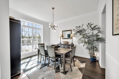 Overlooking the 18th hole of the Jones Golf Course, this elegant on Pinehills Golf Club  in Massachusetts - for sale on GolfHomes.com, golf home, golf lot