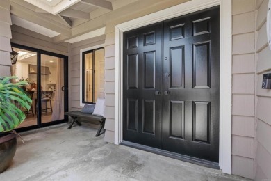 Relax on your Private Patio while looking out to the gorgeous on Lomas Santa Fe Country Club in California - for sale on GolfHomes.com, golf home, golf lot