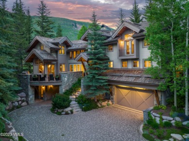 Situated on a quiet cul-de-sac in the coveted Vail Golf Course on Vail Golf Club in Colorado - for sale on GolfHomes.com, golf home, golf lot
