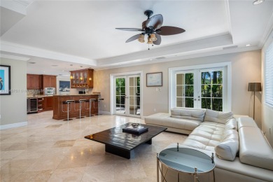 Grand 3-story gated home on prestigious lower North Bay Road on Miami Beach Golf Club in Florida - for sale on GolfHomes.com, golf home, golf lot