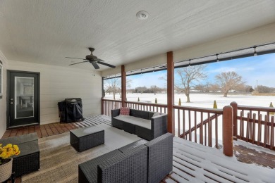 This stunning 4-bedroom, 3-bathroom ranch home with a 3-car on Pine Bay Golf Course in Kansas - for sale on GolfHomes.com, golf home, golf lot