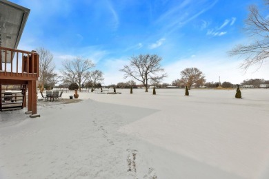 This stunning 4-bedroom, 3-bathroom ranch home with a 3-car on Pine Bay Golf Course in Kansas - for sale on GolfHomes.com, golf home, golf lot