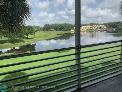 This is a 2/2 with a screened in patio with a great view of the on  in Florida - for sale on GolfHomes.com, golf home, golf lot