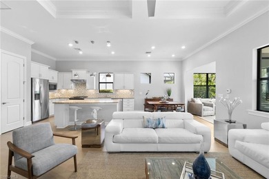 This modern and immaculate two-bedroom plus den residence offers on Calusa Pines Golf Club in Florida - for sale on GolfHomes.com, golf home, golf lot