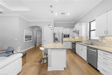 This modern and immaculate two-bedroom plus den residence offers on Calusa Pines Golf Club in Florida - for sale on GolfHomes.com, golf home, golf lot