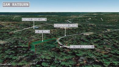 Beautiful 1/4 acre lot in Rayburn Country! Perfect location and on Rayburn Country Club in Texas - for sale on GolfHomes.com, golf home, golf lot