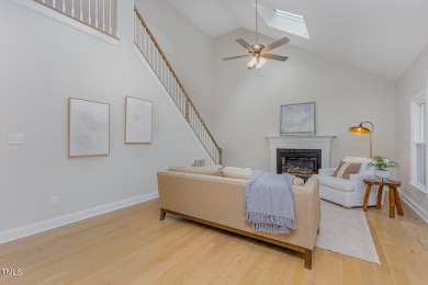 The heart of the home is a gorgeous custom kitchen with sleek on Brier Creek Country Club in North Carolina - for sale on GolfHomes.com, golf home, golf lot
