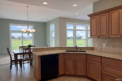 Tucked along the #8 fairway in Cherry Hill, this inviting villa on Cherry Hill Golf Club in Indiana - for sale on GolfHomes.com, golf home, golf lot