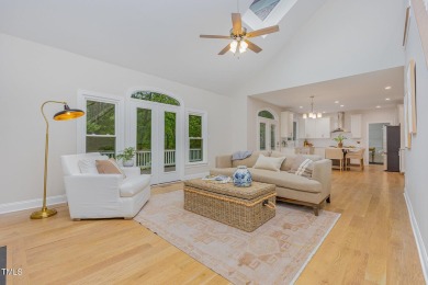 The heart of the home is a gorgeous custom kitchen with sleek on Brier Creek Country Club in North Carolina - for sale on GolfHomes.com, golf home, golf lot