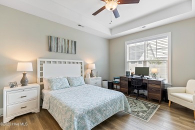 This like new, charming residence, built in 2023 by Bill Clark on Compass Pointe Golf Course in North Carolina - for sale on GolfHomes.com, golf home, golf lot