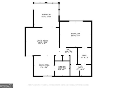 Ground floor 1 bed/1bath fully renovated Cross Creek condo with on Cross Creek Golf Course in Georgia - for sale on GolfHomes.com, golf home, golf lot
