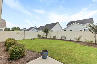 This like new, charming residence, built in 2023 by Bill Clark on Compass Pointe Golf Course in North Carolina - for sale on GolfHomes.com, golf home, golf lot
