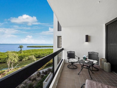 Sweeping bay views and refined comfort define this beautifully on Longboat Key Golf Club Resort in Florida - for sale on GolfHomes.com, golf home, golf lot