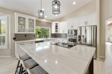 Next level outdoor living in this 2BR, 2BA Hermosa model on a on Ironwood Golf Club in Arizona - for sale on GolfHomes.com, golf home, golf lot