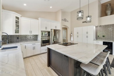 Next level outdoor living in this 2BR, 2BA Hermosa model on a on Ironwood Golf Club in Arizona - for sale on GolfHomes.com, golf home, golf lot