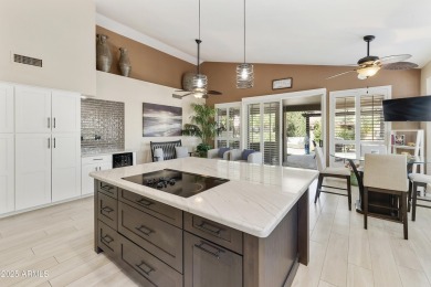 Next level outdoor living in this 2BR, 2BA Hermosa model on a on Ironwood Golf Club in Arizona - for sale on GolfHomes.com, golf home, golf lot
