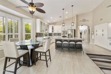 Next level outdoor living in this 2BR, 2BA Hermosa model on a on Ironwood Golf Club in Arizona - for sale on GolfHomes.com, golf home, golf lot