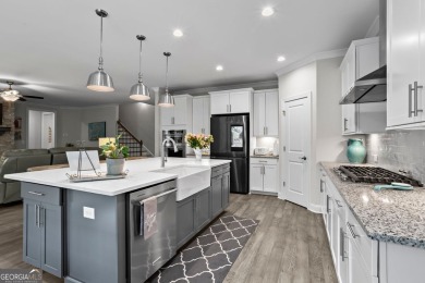 Stunning Luxury Ranch on Finished Terrace Level | 3/4 Acre Lot on The Governors Towne Club in Georgia - for sale on GolfHomes.com, golf home, golf lot