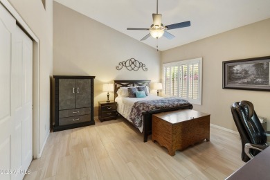 Next level outdoor living in this 2BR, 2BA Hermosa model on a on Ironwood Golf Club in Arizona - for sale on GolfHomes.com, golf home, golf lot