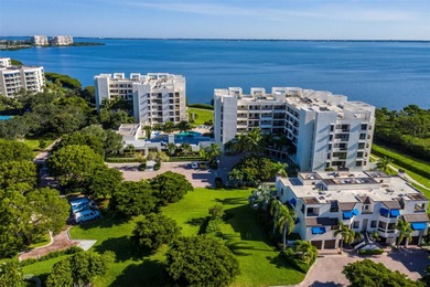 Sweeping bay views and refined comfort define this beautifully on Longboat Key Golf Club Resort in Florida - for sale on GolfHomes.com, golf home, golf lot