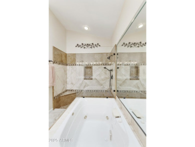 Next level outdoor living in this 2BR, 2BA Hermosa model on a on Ironwood Golf Club in Arizona - for sale on GolfHomes.com, golf home, golf lot