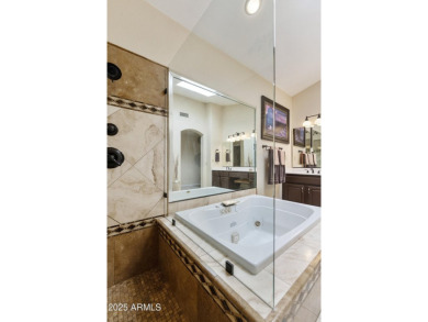 Next level outdoor living in this 2BR, 2BA Hermosa model on a on Ironwood Golf Club in Arizona - for sale on GolfHomes.com, golf home, golf lot