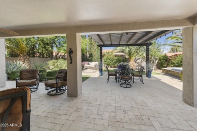 Next level outdoor living in this 2BR, 2BA Hermosa model on a on Ironwood Golf Club in Arizona - for sale on GolfHomes.com, golf home, golf lot