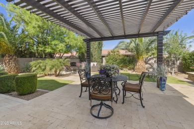 Next level outdoor living in this 2BR, 2BA Hermosa model on a on Ironwood Golf Club in Arizona - for sale on GolfHomes.com, golf home, golf lot