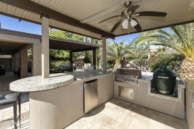 Next level outdoor living in this 2BR, 2BA Hermosa model on a on Ironwood Golf Club in Arizona - for sale on GolfHomes.com, golf home, golf lot