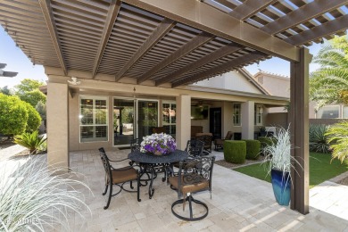 Next level outdoor living in this 2BR, 2BA Hermosa model on a on Ironwood Golf Club in Arizona - for sale on GolfHomes.com, golf home, golf lot