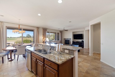This stunning Mateo model is perfectly positioned on a premium on Saddlebrooke Ranch Golf Club in Arizona - for sale on GolfHomes.com, golf home, golf lot