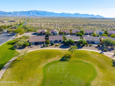 This stunning Mateo model is perfectly positioned on a premium on Saddlebrooke Ranch Golf Club in Arizona - for sale on GolfHomes.com, golf home, golf lot