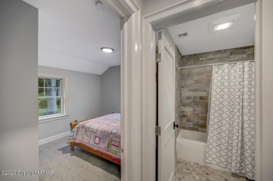 Gorgeous fully renovated farmhouse on over one acre fronting the on Buck Hill Golf Club  in Pennsylvania - for sale on GolfHomes.com, golf home, golf lot