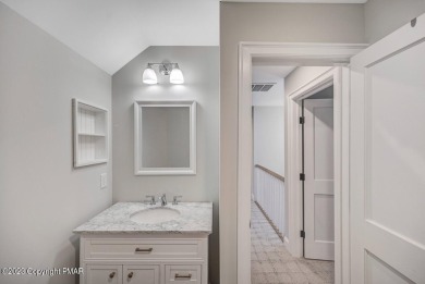 Gorgeous fully renovated farmhouse on over one acre fronting the on Buck Hill Golf Club  in Pennsylvania - for sale on GolfHomes.com, golf home, golf lot