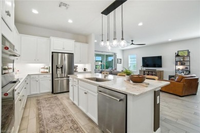 Modern, move-in ready, and effortlessly fresh--this North Naples on Vanderbilt Country Club in Florida - for sale on GolfHomes.com, golf home, golf lot