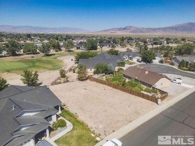 This lot backs a green on Desert Lakes Golf Course. All on The Golf Club of Fernley in Nevada - for sale on GolfHomes.com, golf home, golf lot