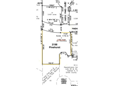 2198 Pinehurst St is a rare vacant lot in the highly on Hollytree Country Club in Texas - for sale on GolfHomes.com, golf home, golf lot