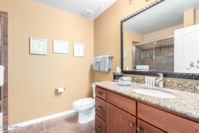 This stunning 2-bedroom, 2-bath luxury condo comes fully on Scottsdale Silverado Golf Club in Arizona - for sale on GolfHomes.com, golf home, golf lot