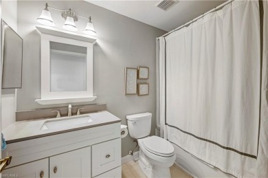 Step into this beautifully updated, turnkey furnished, 3-bedroom on Pelicans Nest Golf Club in Florida - for sale on GolfHomes.com, golf home, golf lot