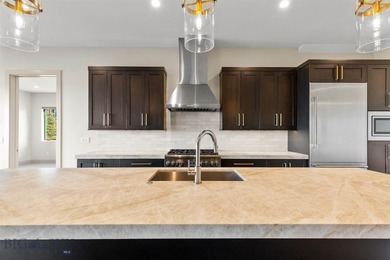 Incredible Bridger Mountain views overlooking the 3rd Fairway at on Black Bull Golf Community in Montana - for sale on GolfHomes.com, golf home, golf lot