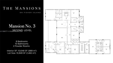GLAMOROUS MANSION No.3 ON FISHER ISLAND SPECIALLY DESIGNED FOR on Fisher Island Club in Florida - for sale on GolfHomes.com, golf home, golf lot