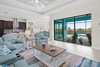 WOW! 2024 Gulf Access Pool Home on a Wide Canal - One Bridge to on Burnt Store Golf Club in Florida - for sale on GolfHomes.com, golf home, golf lot